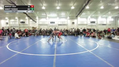 150 lbs Round Robin 2 - Bentley Colp, Tri-State Grapplers - MS vs Emmitt Thomas, Ohio Gold - Black - MS