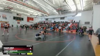 120B Round 3 - Corey Gonzales, Natrona County vs Mason Sires, Campbell County