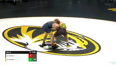 197 lbs Dual - Colton Hawks, Mizz vs Austin Cooley, WVU