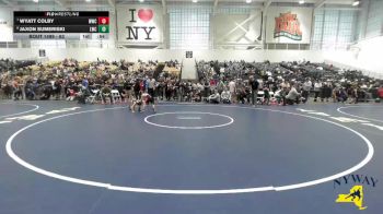 63 lbs Cons. Round 3 - Wyatt Colby, Wayne Wrestling Club vs Jaxon Sumeriski, LeRoy Wrestling Club