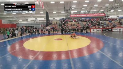 124 lbs Round 2 (12 Team) - Liliana Zaku-Ramos, Felician vs Mayumi King, Brock Univeristy