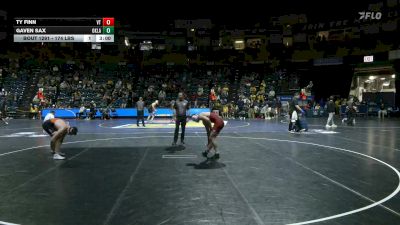 174 lbs Round Of 16 - Gaven Sax, Oklahoma vs Ty Finn, Virginia Tech