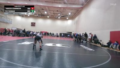 132 lbs Champ. Round 2 - Tye Thomas, Mount Vernon vs Rocco Czarnecki, Cuyahoga Valley Christian Academy