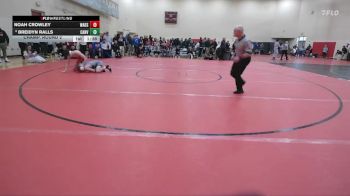 132 lbs Champ. Round 2 - Noah Crowley, Wadsworth vs Breidyn Ralls, Canyon View