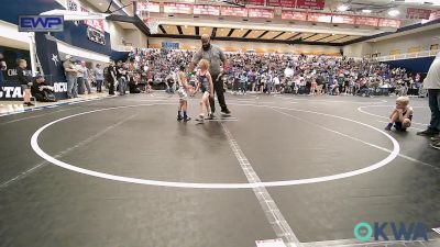 43-46 lbs Rr Rnd 5 - Mark Misak, Clinton Youth Wrestling vs Grayson Mortimer, Lions Wrestling Academy