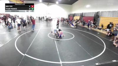 138 lbs Semifinal - Tyler Franco, La Verne vs Ben Yoo, Yorba Linda