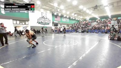 138 lbs Champ. Round 1 - Samuel Ramierez-Navas, Santa Barbara vs Bryan Minsky, Yucca Valley