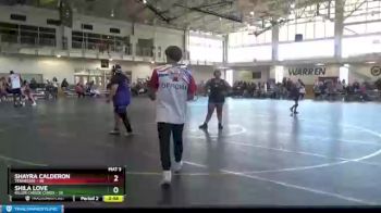 117 lbs Round 3 (4 Team) - Megan Boggess, Missouri Blue vs Sophie Bowers, Charlies Angels Pink