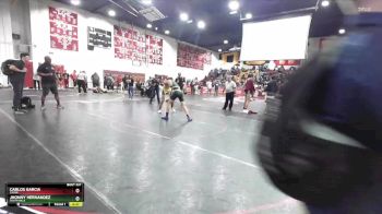 126 lbs Cons. Round 2 - Carlos Garcia, Cajon vs Jhonny Hernandez, South Hills