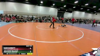 52-54 lbs Round 2 - Grayson Gillham, Team Conquer Wrestling vs Haze Burkett, Texas Elite Wrestling Club