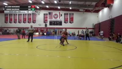 184 lbs Cons. Round 4 - Ryland Doramus, Simpson University vs Lewis Saldivar, Fresno City College