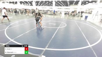 120 lbs Consi Of 16 #2 - Hansel Acte, Ike Mob vs Nolan Stennett, Rough House