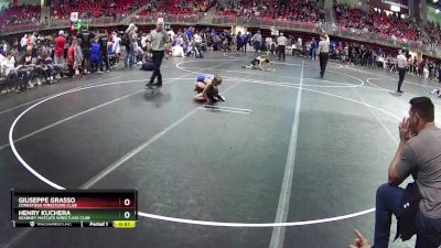 80 lbs Cons. Round 1 - Giuseppe Grasso, Conestoga Wrestling Club vs Henry Kuchera, Kearney MatCats Wrestling Club