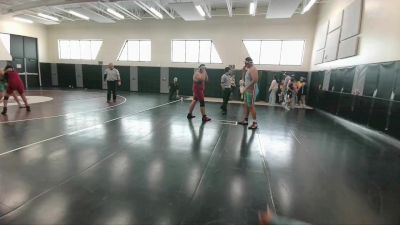 275 lbs Semifinal - Eliah Duran, Wyoming Indian Middle School vs Darin Harris, Riverton Middle School