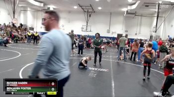 55 lbs Cons. Semi - Benjamin Foster, Full Circle vs Rhyker Haden, No Worries