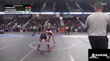 110 lbs 3rd Place Match - Laken Little, South Central Punisher vs Avryn Beiker, Hays Wrestling Club