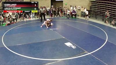 70 lbs Cons. Round 1 - Kysen Lance, Uintah Wrestling vs Lincoln Stewart, Southern Utah Elite