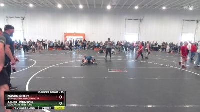 75 lbs Semifinal - Mason Reilly, West Wateree Wrestling Club vs Asher Johnson, Legacy Elite Wrestling