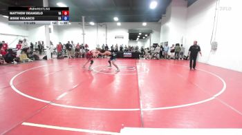 115 lbs Matthew DeAngelo, Virginia vs Jesse Velasco, California
