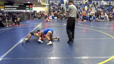 100 lbs Consy 5 - Gabriella Roman, Greater Latrobe vs Julieth Flores, Connellsville
