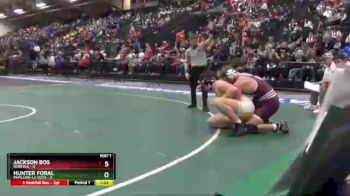 220 lbs Finals (8 Team) - Jackson Bos, Norfolk vs Hunter Foral, Papillion-La Vista