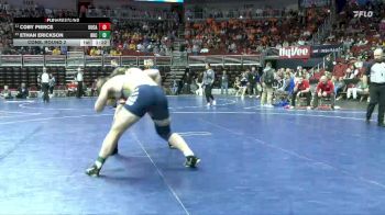 2A-215 lbs Cons. Round 2 - Coby Pierce, Kuemper Catholic vs Ethan Erickson, Bishop Heelan Catholic