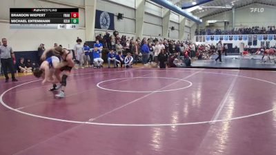 157 lbs Cons. Round 2 - Michael Entenmann, Kellenberg vs Brandon Wiepert, St. Francis