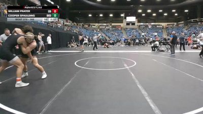 165 lbs Cons. Round 3 - William Prater, Embry-Riddle (Ariz.) vs Cooper Spaulding, Doane University