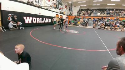 132 lbs Round 4 - Rhythm Hilts, Lander Middle School vs Trenton Enis, Thermopolis Middle School