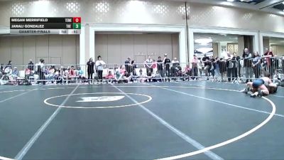 123 lbs Quarterfinal - Megan Merrifield, Temescal Canyon HS vs Janali Gonzalez, The Wrestling Factory