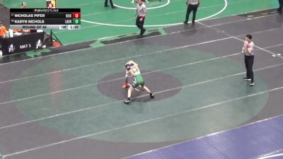 110 lbs Round Of 64 - Nicholas Pifer, Kiski vs Kadyn Nichols, Laurel Highlands