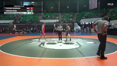 1A-4A 157 Champ. Round 2 - Tucker Robinson, Vinemont High School vs Tristan Page, Alexandria HS