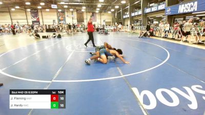 160 lbs Rr Rnd 2 - Josiah Fleming, 84 Athletes Black vs James Hardy, Kraken