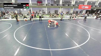 Junior Boys - 190 lbs Cons. Round 3 - Niko Kleinschmidt, Wisconsin vs Graham Imes, Fishers Wrestling Club