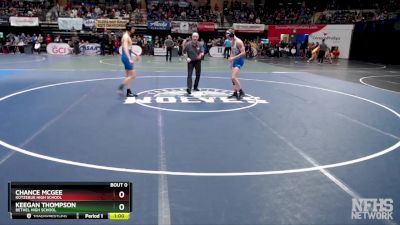 140 lbs Cons. Round 2 - Keegan Thompson, Bethel High School vs Chance Mcgee, Kotzebue High School