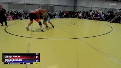 215 lbs Placement Matches (16 Team) - Carson Gooley, Idaho vs Connor Bercume, Michigan