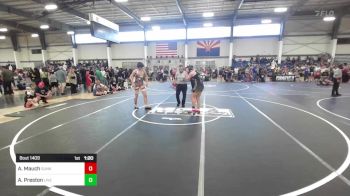 156 lbs Rr Rnd 1 - Aiden Mauch, SunKids vs Annette Preston, Live Training