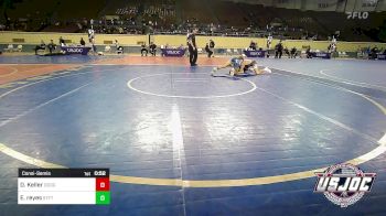 100 lbs Consolation - Declan Keller, Dodge City Wrestling Academy vs Easton Reyes, Standfast