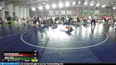 63 lbs Semifinal - Colten Becker, Black Fox Wrestling Academy vs Grey Dias, Shootbox Wrestling Club