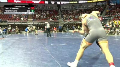 1A-190 lbs 7th Place Match - Brett Plants, Montezuma vs Dax Youngblut, Jesup