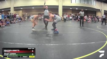 150 lbs Cons. Round 2 - Ryley Cowan, Intense Wrestling Club vs Brayden Hibbitts, Lost Boyz