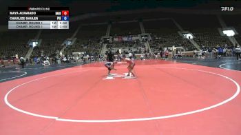 117 lbs Champ. Round 1 - Maya Alvarado, U vs Charlize Shuler, Presbyterian