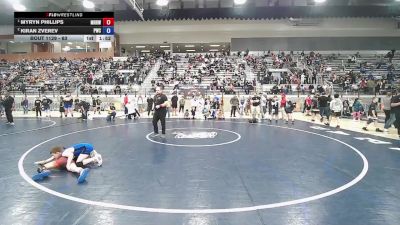 63 lbs 1st Place Match - Myryn Phillips, Mat Rats Rebooted Wrestling vs Kiran Zverev, Punisher Wrestling Company