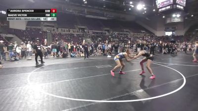 130.6-139.4 lbs Champ. Round 4 - Aurora Spencer, Steel City Reloaded Wrestling Club vs Maeve Victor, Palmer Divide Wrestling Inc.