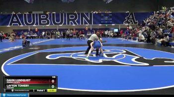 145 lbs Quarterfinal - Davin Lundquist, Harris County vs Layton Towery, Auburn