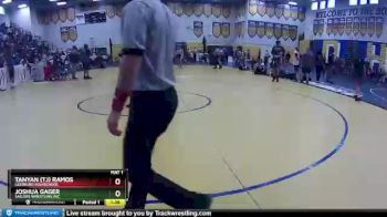 195 lbs Champ. Round 2 - Joshua Gager, Sailors Wrestling Inc vs Tanyan (tj) Ramos, Leesburg Highschool