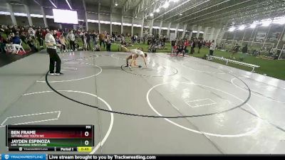 115 lbs Champ. Round 2 - Jayden Espinoza, Live Training Wrestling vs Ben Frame, Sutherland Youth WC