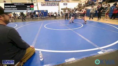 130 lbs Rr Rnd 3 - Hagen Remus, Barnsdall Youth Wrestling vs Kenneth Smith, Ponca City Wildcat Wrestling