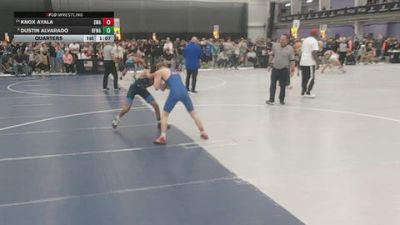 106 lbs Quarters - Knox Ayala, Sebolt Wrestling Academy vs Dustin Alvarado, Black Fox Wrestling Academy