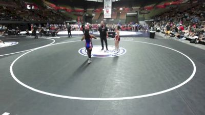 105 lbs Madison Tolentino, LAWA - Los Angles Wrestling Association vs Flora Urue Morales, KTWA-Kings-Tulare Wrestling Association